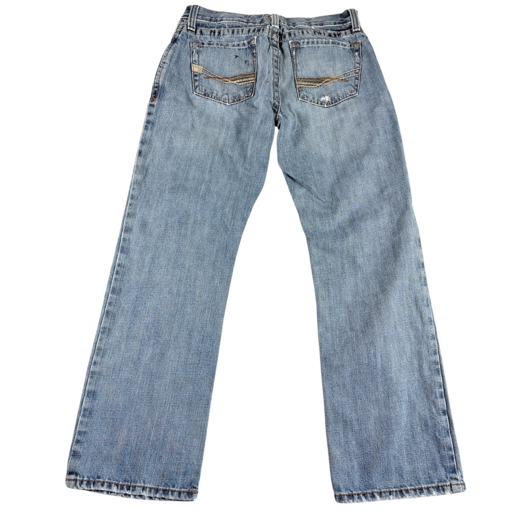 Ariat M4 Low Rise Bootcut Jean Mens 30x30 Blue Denim Medium Wash Rugged Workwear - Picture 2 of 7